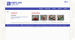 Desktop Screenshot of ceylancelik.com