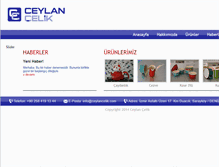 Tablet Screenshot of ceylancelik.com